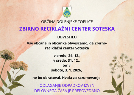 Fotografija: obvestilo