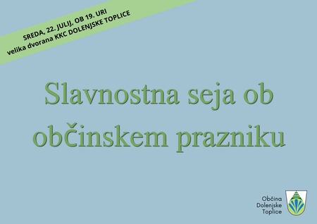 Fotografija: slavnostna seja