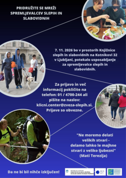 Fotografija: Vabilo na uvodno usposabljanje spremljevalcev