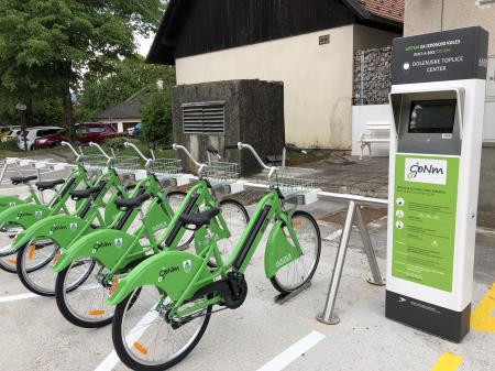 Kolesarnica v Dolenjskih Toplicah, arhiv Občine Dolenjske Toplice